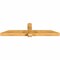 Ekena Millwork Eugene Rough Sawn Timber Gable Bracket, Western Red Cedar, 84"W x 21"H x 6"D x 6"F, 6/12 Pitch GBW084X21X0606EUG00RWR - alternate 5
